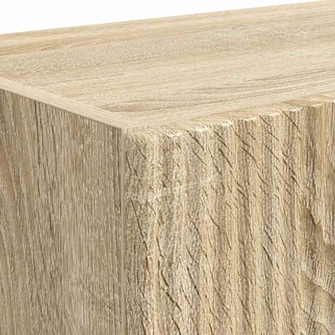 SZAFKA POD TELEWIZOR 2 PCS DĄB SONOMA 59,5X 31X 40CM