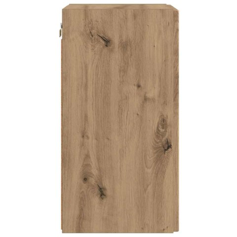 SZAFKA POD TELEWIZOR 2 PCS DĄB RZEMIEŚLNICZY 30X 31X 60CM