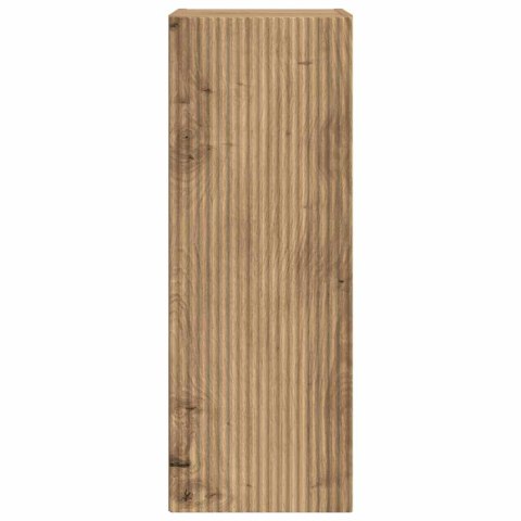 SZAFKA POD TELEWIZOR 2 PCS DĄB RZEMIEŚLNICZY 30X 31X 80CM