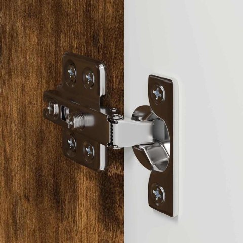 SZAFKA POD TELEWIZOR 2 PCS DĄB WĘDZONY 30X 31X 60CM