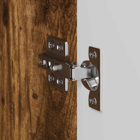 SZAFKA POD TELEWIZOR 2 PCS DĄB WĘDZONY 59,5X 31X 40CM