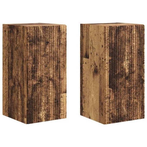 SZAFKA POD TELEWIZOR 2 PCS STARE DREWNO 30X 31X 60CM