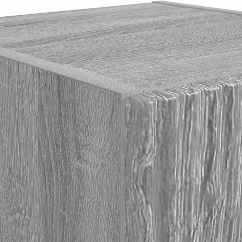 SZAFKA POD TELEWIZOR 2 PCS SZARY SONOMA 30X 31X 100CM