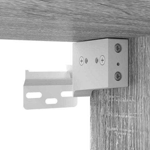 SZAFKA POD TELEWIZOR 2 PCS SZARY SONOMA 30X 31X 60CM