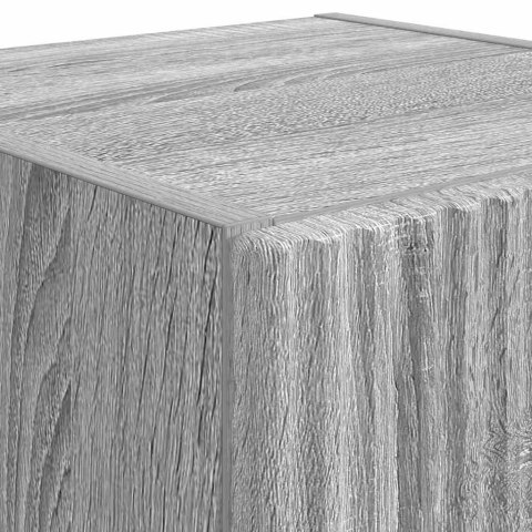 SZAFKA POD TELEWIZOR 2 PCS SZARY SONOMA 30X 31X 80CM