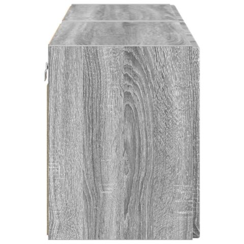 SZAFKA POD TELEWIZOR 2 PCS SZARY SONOMA 59,5X 31X 40CM