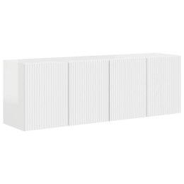 SZAFKA POD TELEWIZOR 2 PCS POŁYSK BIAŁY