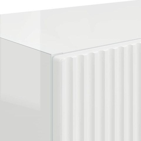 SZAFKA POD TELEWIZOR 2 PCS POŁYSK BIAŁY