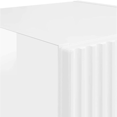 SZAFKA POD TELEWIZOR BŁYSZCZĄCA BIEL 30X 31X 100CM