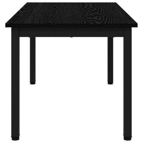STOLIK KAWOWY CZARNY DĄB 100X 50X 45CM