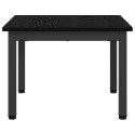 STOLIK KAWOWY CZARNY DĄB 50X 50X 36CM