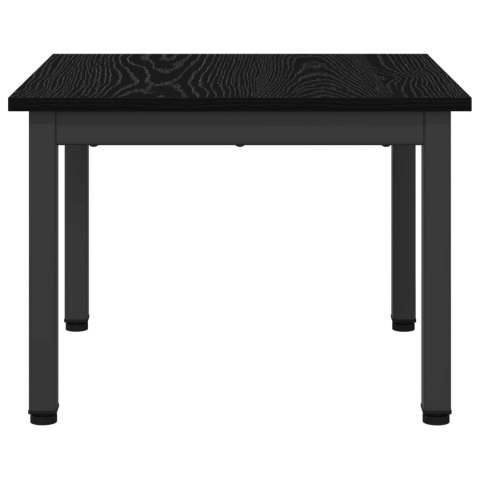 STOLIK KAWOWY CZARNY DĄB 50X 50X 36CM