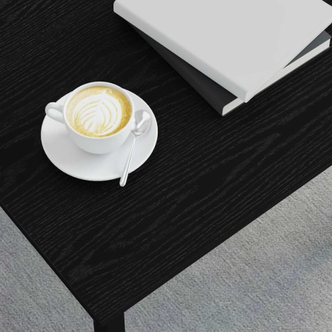 STOLIK KAWOWY CZARNY DĄB 60X 50X 36CM