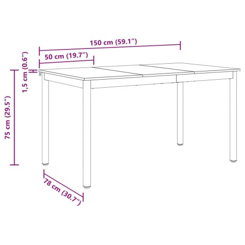 STOŁY DO JADALNI METAL