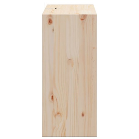 REGAŁ NA WINO 2 PCS NATURALNY 56X 25X 56CM