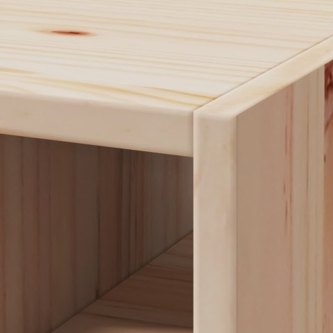 REGAŁ NA WINO 2 PCS NATURALNY 56X 25X 56CM