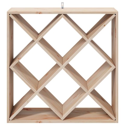 REGAŁ NA WINO 2 PCS NATURALNY 62X 25X 62CM