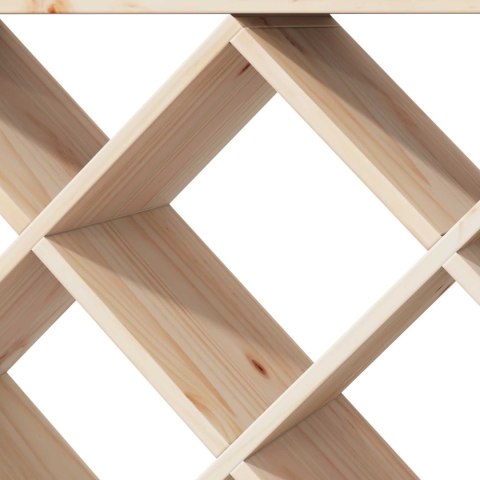 REGAŁ NA WINO 2 PCS NATURALNY 62X 25X 62CM