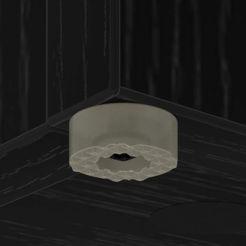 STOJAK NA PARASOL CZARNY DĄB 25X 24,5X 64CM