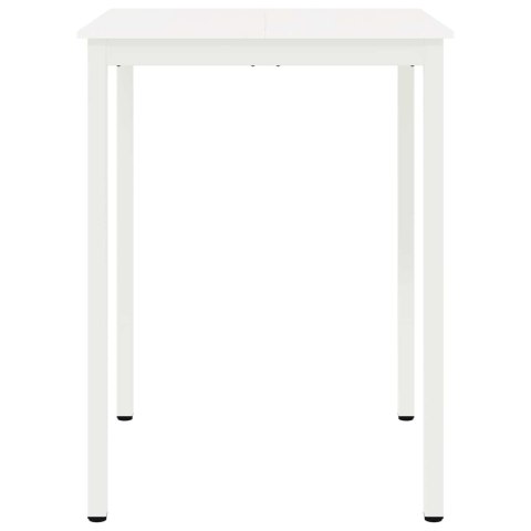 STÓŁ BAROWY BIAŁY 110X55X105CM LITE DREWNO SOSNOWE