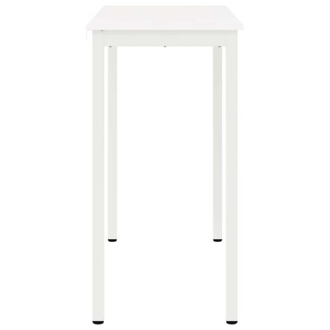 STÓŁ BAROWY BIAŁY 110X55X105CM LITE DREWNO SOSNOWE