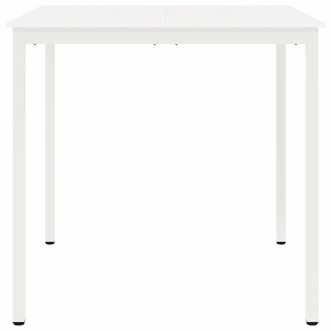 STÓŁ BAROWY BIAŁY 110X55X105CM LITE DREWNO SOSNOWE