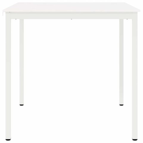 STÓŁ BAROWY BIAŁY 110X55X105CM LITE DREWNO SOSNOWE