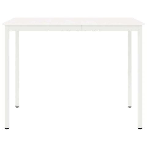 STÓŁ BAROWY BIAŁY 110X55X105CM LITE DREWNO SOSNOWE