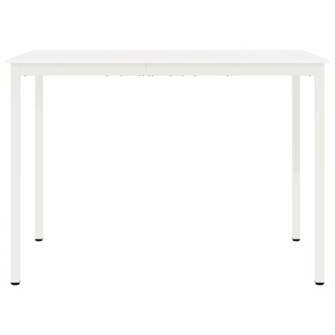 STÓŁ BAROWY BIAŁY 110X55X105CM LITE DREWNO SOSNOWE