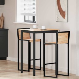 STÓŁ BAROWY NATURALNY 110X55X105CM LITE DREWNO SOSNOWE