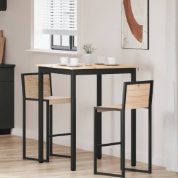 STÓŁ BAROWY NATURALNY 110X55X105CM LITE DREWNO SOSNOWE