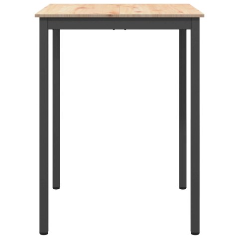 STÓŁ BAROWY NATURALNY 110X55X105CM LITE DREWNO SOSNOWE