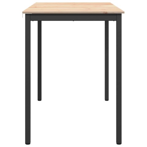 STÓŁ BAROWY NATURALNY 110X55X105CM LITE DREWNO SOSNOWE