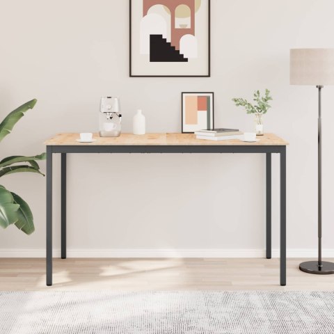 STÓŁ BAROWY NATURALNY 110X55X105CM LITE DREWNO SOSNOWE