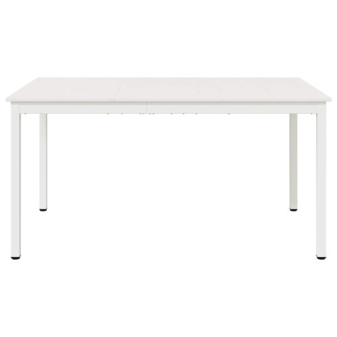 STÓŁ JADALNY BIAŁY 150X90X75CM LITE DREWNO SOSNOWE