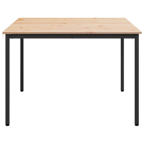 STÓŁ JADALNY NATURALNY 110X110X75CM LITE DREWNO SOSNOWE