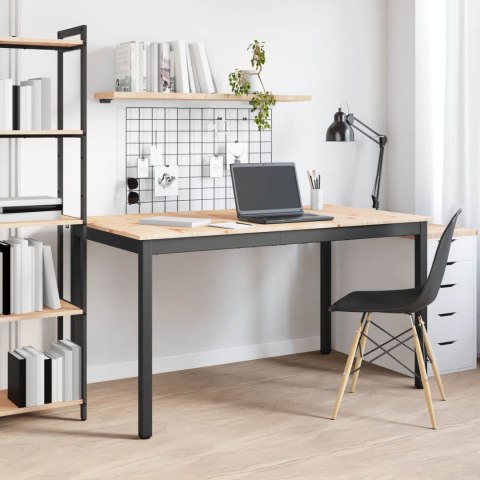 STÓŁ JADALNY NATURALNY 140X80X75CM LITE DREWNO SOSNOWE