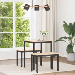 STÓŁ JADALNY NATURALNY 60X60X75CM LITE DREWNO SOSNOWE