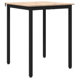 STÓŁ JADALNY NATURALNY 60X60X75CM LITE DREWNO SOSNOWE