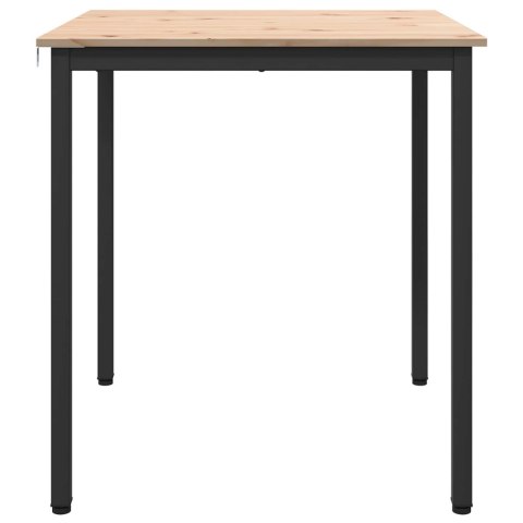 STÓŁ JADALNY NATURALNY 70X70X75CM LITE DREWNO SOSNOWE