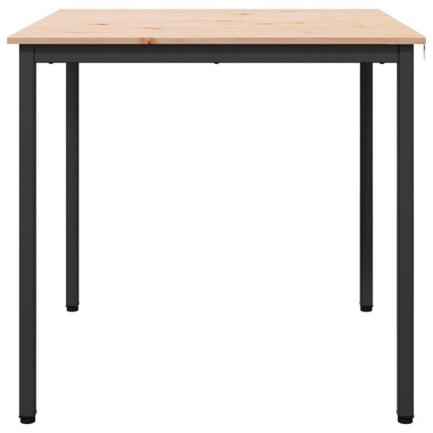 STÓŁ JADALNY NATURALNY 80X80X75CM LITE DREWNO SOSNOWE