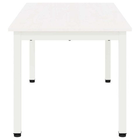 STOLIK KAWOWY BIAŁY 100X 50X 45CM LITE DREWNO SOSNOWE