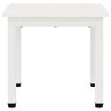 STOLIK KAWOWY BIAŁY 40X 40X 36CM LITE DREWNO SOSNOWE