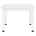 STOLIK KAWOWY BIAŁY 50X 50X 36CM LITE DREWNO SOSNOWE