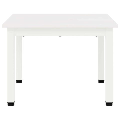 STOLIK KAWOWY BIAŁY 50X 50X 36CM LITE DREWNO SOSNOWE