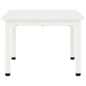 STOLIK KAWOWY BIAŁY 50X 50X 36CM LITE DREWNO SOSNOWE