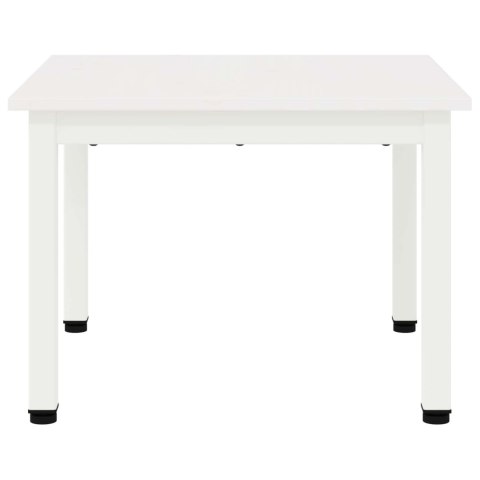 STOLIK KAWOWY BIAŁY 50X 50X 36CM LITE DREWNO SOSNOWE