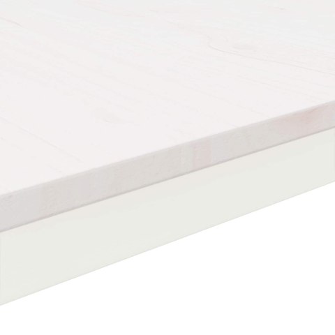 STOLIK KAWOWY BIAŁY 60X 30X 36CM LITE DREWNO SOSNOWE