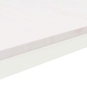 STOLIK KAWOWY BIAŁY 60X 50X 36CM LITE DREWNO SOSNOWE
