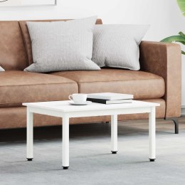 STOLIK KAWOWY BIAŁY 60X 50X 36CM LITE DREWNO SOSNOWE